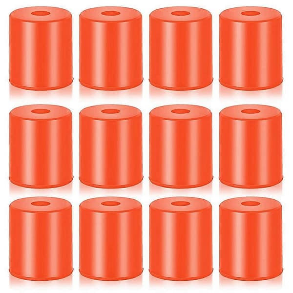 12 stk. 3D-printer varmebeddeler Silikon Nivellerende Solid Sengfeste Varmebestandig Kompatibel med CR-10 Ender 3 Connect