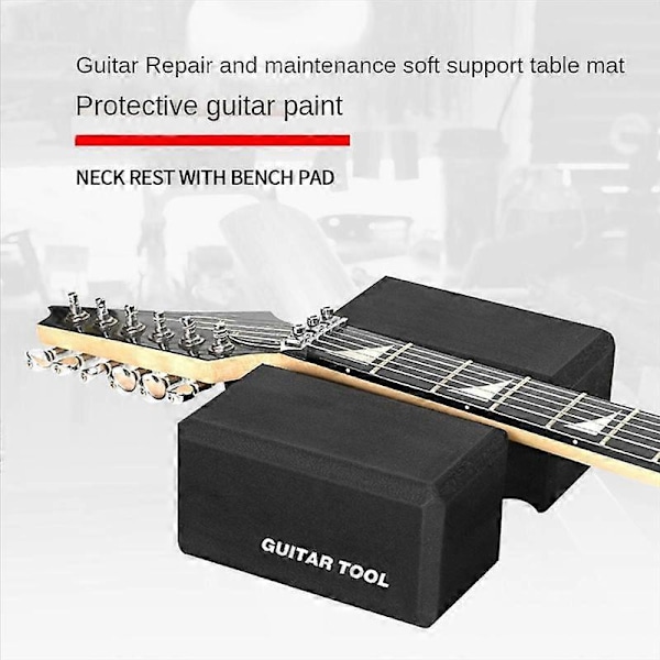Gitarrhalsstöd Gitarrhalsvagga Stöd Kudde Stränginstrument Reparation Vårdverktyg för Gitarr Uk