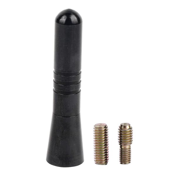 Universal 2,2 tommers Mini Bilantenne AM FM Antenne Bilradioerstatning Svart