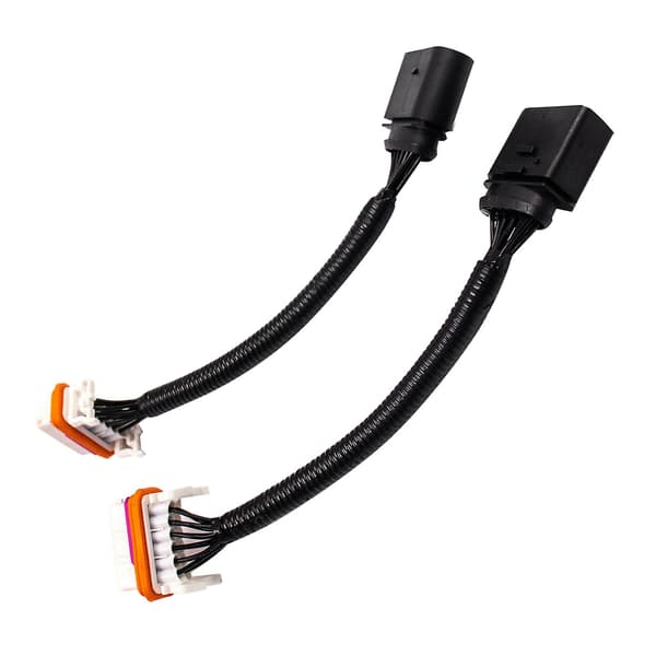 2 stk OE: 7l6971071a Hodelyktsele Sett Slitasje- og Rustbestandig, Solid Hodelykt Adapterkabelsett for Bil