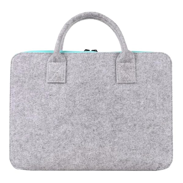 Ny filt Universal Laptop Taske Notebook Taske Dokumentmappe Håndtaske Pouch til Air Pro Retina Mænd Kvinder
