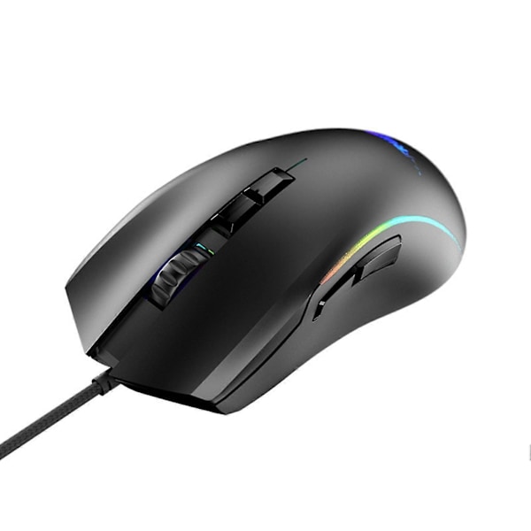 Y73 Kablet Mus Hurtig Respons Plug Play RGB Lys 7200 DPI Gaming Mus til Kontor