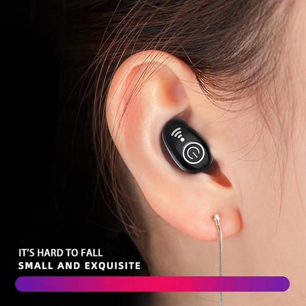 S650 Bluetooth -hörlurar Trådlösa hörlurar Stereo Sport Vattentät Sport In-ear Osynlig