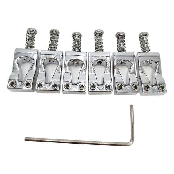 10,8 mm Elektrisk Gitarr Gourd Stall Mässing Stall Sadel Vibrato Stall Sadel 6-Strängad Gitarr Sadel
