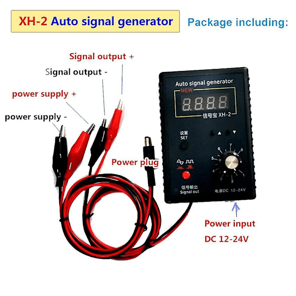 Xh-2 Sensor Simulationsboks Automotive Signalgenerator Analogt Signal Stopur Bilreparationsværktøj