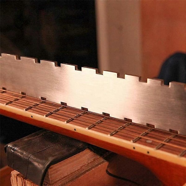Gitarr-Luthier Måleverktøysett Gitarsnorlinjal Nedre Strengradiusmåler Gitarrreparasjon Verktøy
