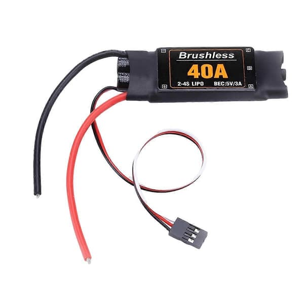 2-4S 40A Brushless ESC Drone Fly Dele Hastighedsregulator Motor til RC FPV Quadcopter Helikopter