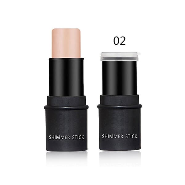 Magical Halo Highlighter Stick Pudder Highlighting Lysnende Ansiktsmakeup Kosmetikk (02#)