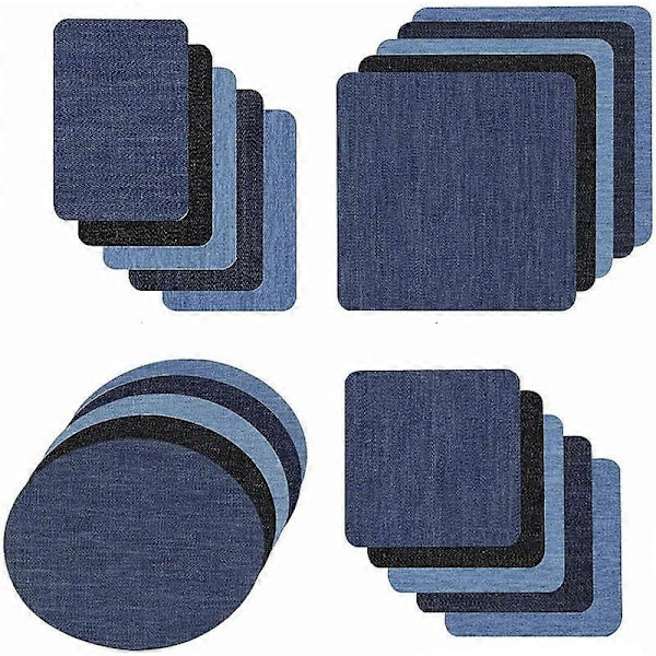 20 st Jeanslappar Denim