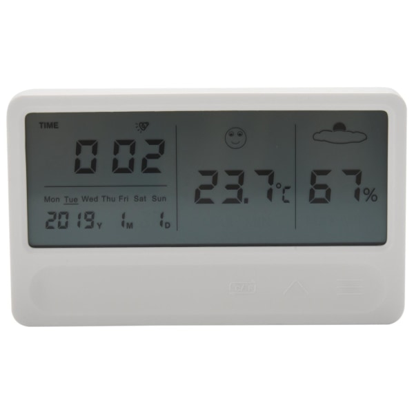 Digitalt Hygrometer Termometer Indendørs Rum Udendørs Temperatur Luftfugtighedsmåler Lcd Stand Magnetic Ba