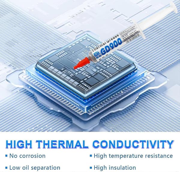 CPU Kølepasta - Højtydende Kølepasta | Termisk Ledende Fedtpasta | GPU Ther