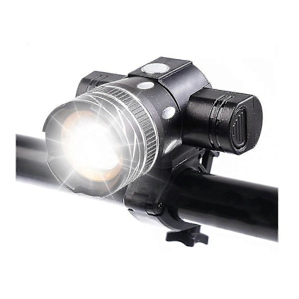 Oppladbare LED sykkellykter, LED sykkellys foran, Sykkellykter med superkapasitet 5000 lumen 3 justerbare moduser Vanntett frontlykt for terrengsykkel