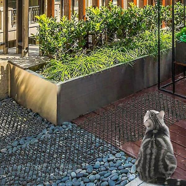 2 meter katte matter med pigger, piggbånd, anti-katte graving stopper for hage