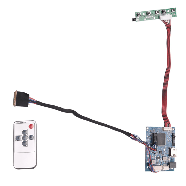 +AV LCD-controllerkort til 15,6 tommer B156XW02 LP156WH2 1366X768 med fjernbetjening 40-pin signal K