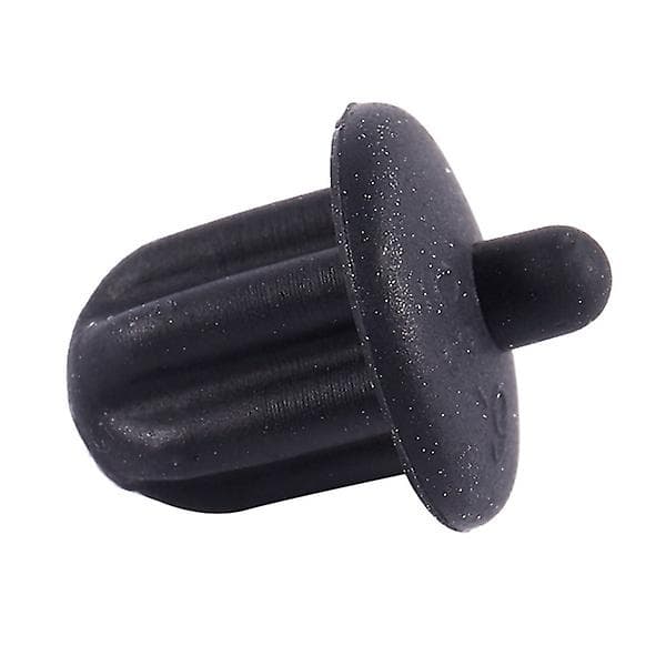 sourcingmap Sort Gummikappe 6,35 mm Audio Jack PC DVD Mikrofon Buchse Staubschutz 10 STK