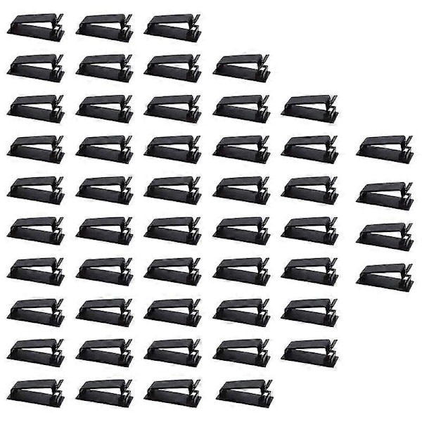 50 kpl itseliimautuvia kaapelijärjestysleikkeitä, kaapelileikkeitä USB-kaapeleille, TV:lle, laturille, äänelle
