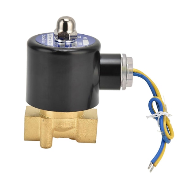 2W?040?10 G3/8 tommer Magnetventil Messingmembran Normalt Lukket Elektrisk Magnetventil til Vand Luft Olie DC24V