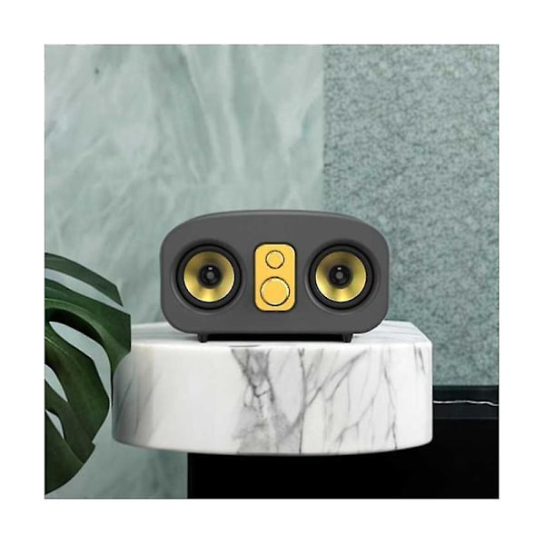 Retro Trådløs Bluetooth Høyttaler Subwoofer Datamaskin Skrivebord Spill Lydboks Bærbar Lydplanke Lydblastere B