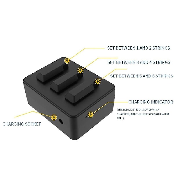 Guitar Tone Completer Sound Opener Simulerer Vibrationen af Faktisk Guitarspil Opnå Fuldt Lydpotentiale -01
