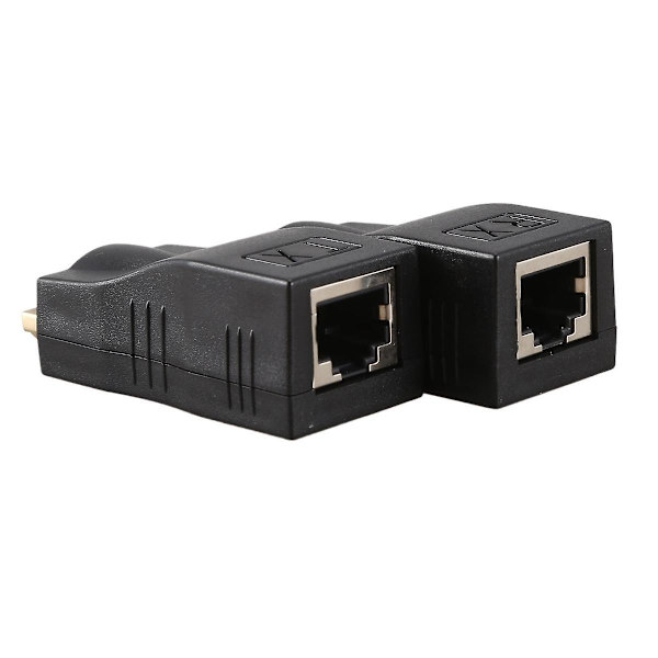 4K 3D HDMI-kompatibel 1.4 30M Extender till RJ45 över Cat 5e/6 Nätverk LAN Ethernet Adapter