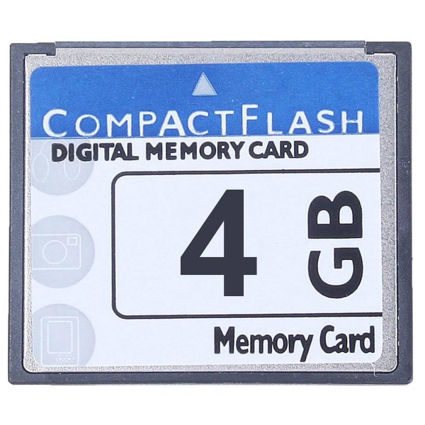 Professionelt 4 GB Compact Flash Hukommelseskort til Kamera, Reklamemaskine, Industriel Computer Bil