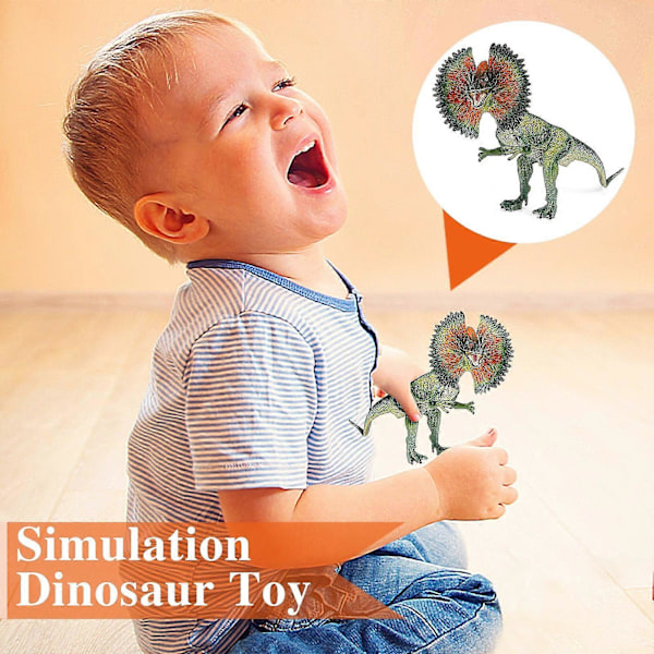 Pojke Present Dinosauriemodell Heterodon Solid Handmålad Minnesfigur