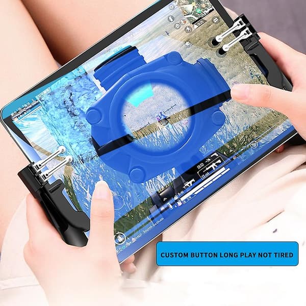For Pubg Controller Seks Finger Pubg Mobile Trigger Gamepad Grip L R Fire Aim Button Joystick Til Fp