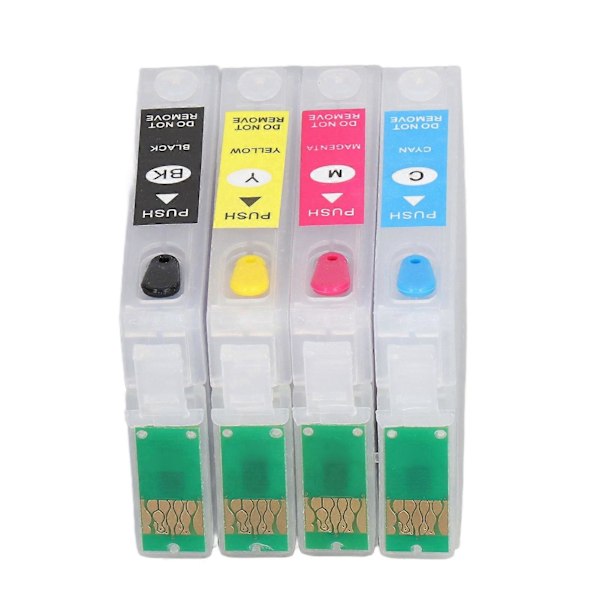 Blekkpatron PP BK C M Y 4 Farger Utskriftstilbehør Del for Fotopapir Dokument T1401 T1402 T1403 T1404
