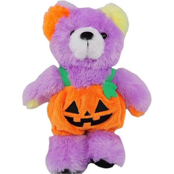 Plush bjørn Halloween fylling gresskar myk liten utstoppet dyr bjørn myk Halloween gresskar Halloween gresskar bjørn myk leketøy