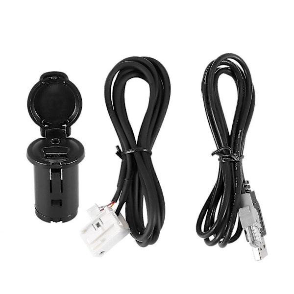 WJTG Bilstereo Hane USB AUX Kabelset för 206 207 307 407 408 508 607 för C3 C4 C5 C6 för RD43 RD45J