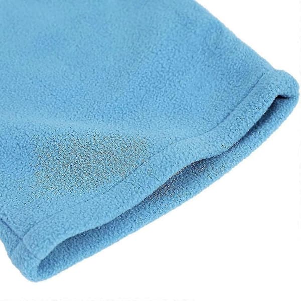 Hund Fleece Vinter Varm Mössa Utomhus Öronskydd Mössa Enfärgad Dragsko Mössa