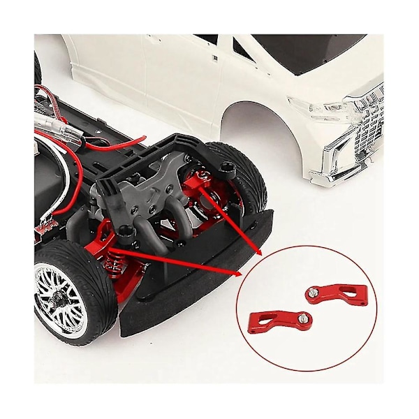 Metal Forreste Nedre Affjedring Til Axial 1/16 Mn68 Elfa Drift Rc Bil Opgraderingsdele, del E
