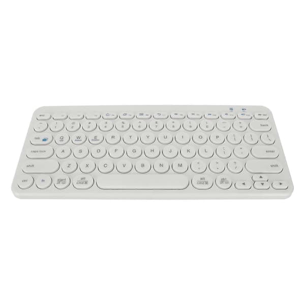 78 Tangenters Trådlöst Tangentbord Bluetooth 5.0 Programmerbart Ergonomiskt Laptop Tangentbord för Windows för IOS för Android Vit YEMMA