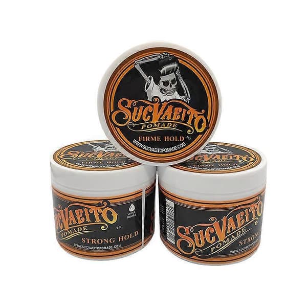 1-3X Suavecito Firme Strong Hold Pomade, Stark Hårpomada för Män, 4oz/113g 1pc