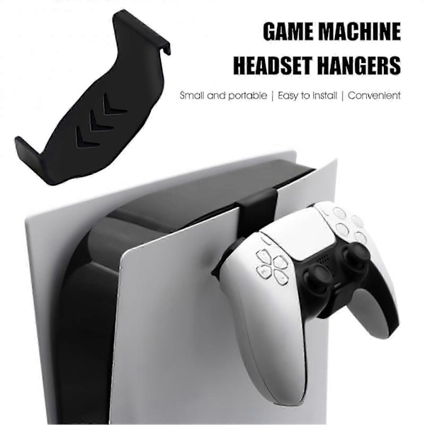 Spelkonsol Fäste Praktisk Utrymmesbesparande Portabel Spelkontroll Hörlursförvaringsställ för Xbox Series X/PS5