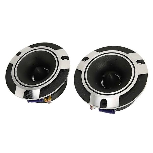 2 stk. 150W Koaksial Bilhøjttaler Høj Sensitivitet Stereo Surround Sølv Sort Bilhøjttaler til Bilydsystemer YEMMA