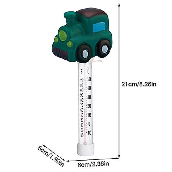 Badkarstemperatursensor, Pooltermometer med rep, Pro-dammtermometer, Flytande hajvattentermometer