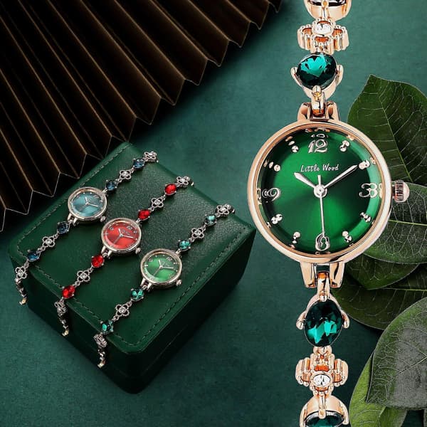 Enkel og delikat armbåndsur for kvinner