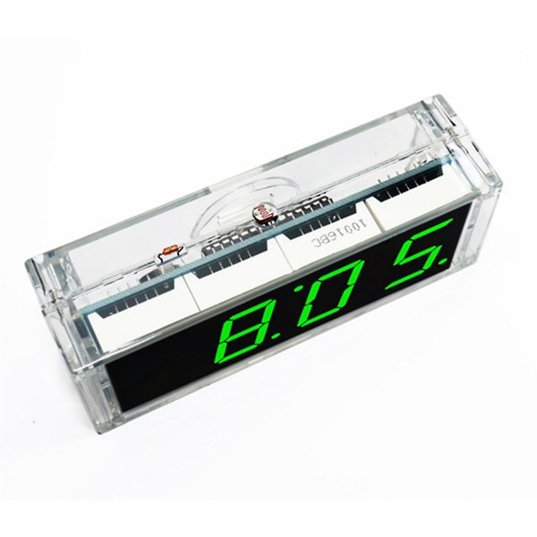 Digital Clock Kit Ljuskontroll 1 Inch Led Digital Tube 51 Microcontroller Elektronisk klocka Diy Par