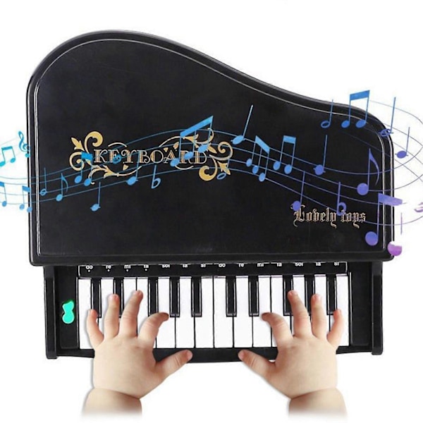 Lille Klaver Legetøj til Småbørn, Elektronisk Orgel Legetøj, der Kan Spilles, Pynt, Musikboks, Oplysende Baby Legetøjsgaver Udsalg