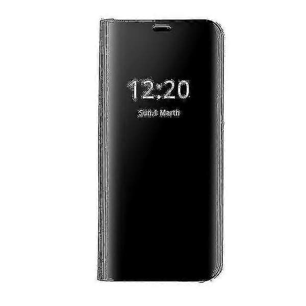 Samsung Galaxy S10 Clear View Folio -kotelo - Musta musta