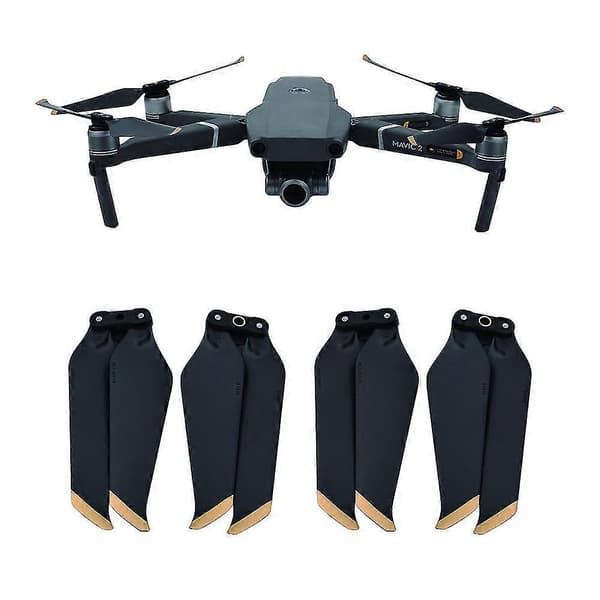 2 Par 8743f Lav-støy Hurtigutløser Propellblader For Dji Mavic 2 Pro/zoom