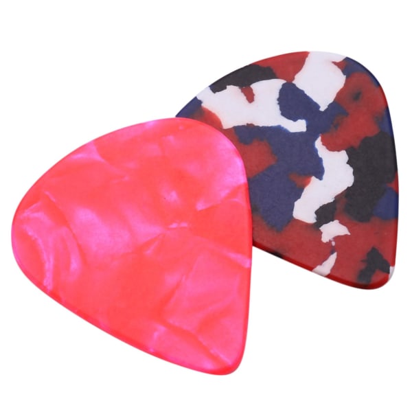 60 Pak Farverige Guitar Picks, Unik Guitar Gave Til Bas, Elektrisk & Akustisk Guitarer Inkluderet