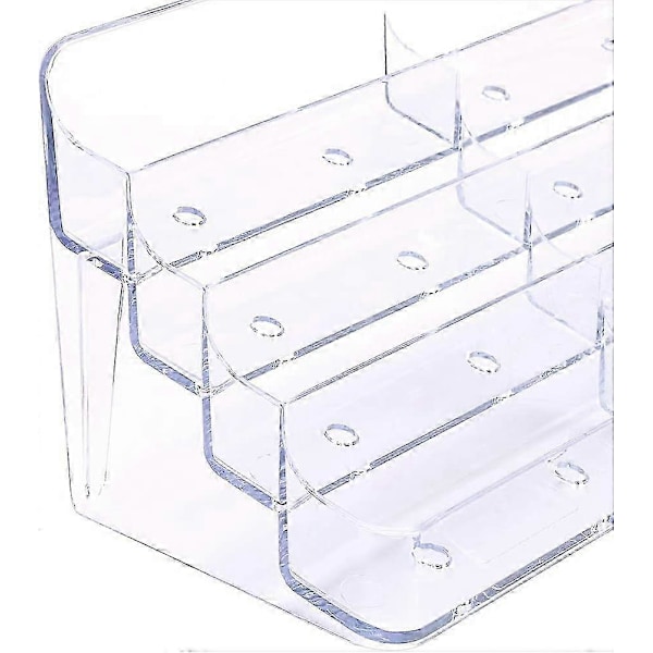 Akryl Visitkort Holder Desktop Indeks Kort Fyld Display 2 Stykker