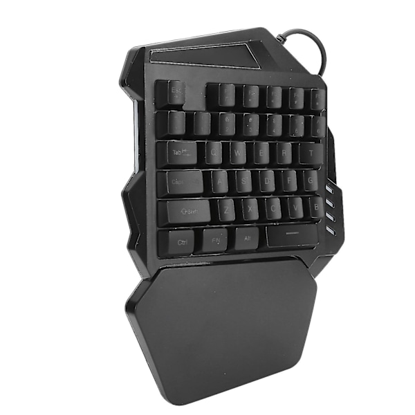 G94 Enhands Gaming Tangentbord USB Kabelansluten RGB Bakgrundsbelyst 35 Tangenter Tangentbord för Dator (Blandat Ljus)