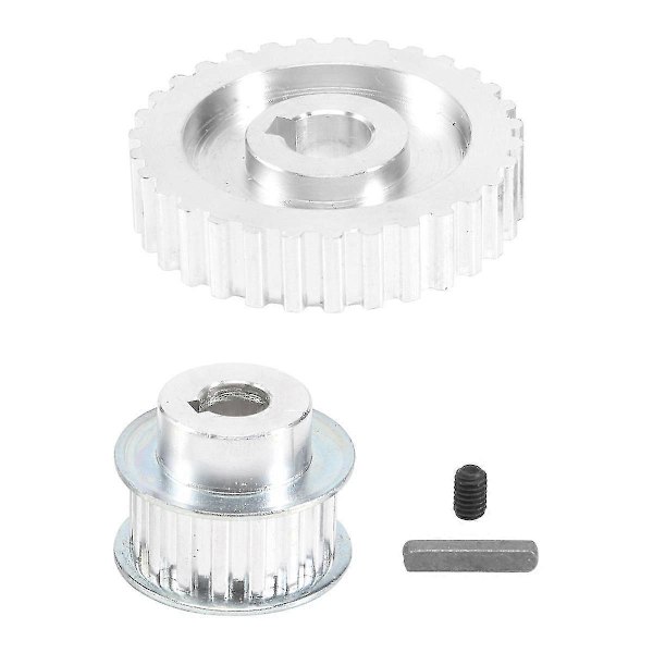 2 st Metall Synkron Remhjul Växel Motor Rem Växel Drivhjul Växel S Cj0618 Mini Svarv Växlar , Met s202412242405