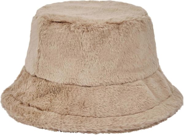 Fuzzy Bucket Hat - Vinter Faux Fur Fiskerhat