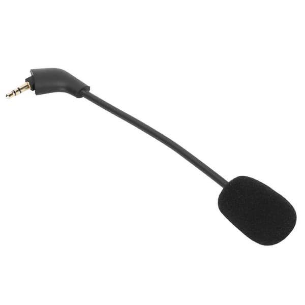 3,5 mm mikrofon med støjreduktion, erstatnings gamingmikrofon til Hyperx Cloud II Hurricane Tomahawk