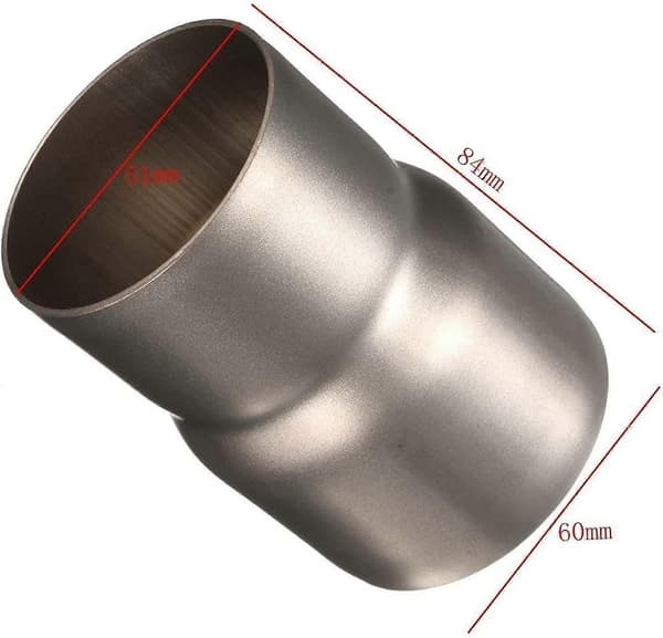 Standard Bil Rustfrit Stål Udstødningsrør Slange Rør 76Mm 63Mm 60Mm Til 63Mm 57Mm 52Mm