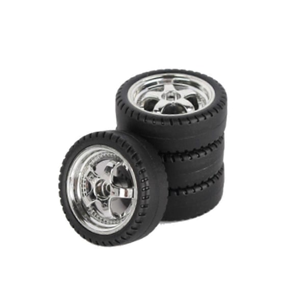 4 st 33mm RC Drift Däck Hjul Hård Däck för LDRC AE86 A86 A86P LD1801 1/18 RC Bil Uppgradering Delar Acc